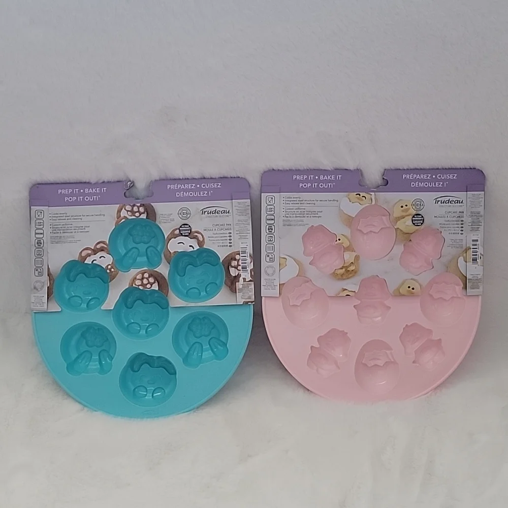Easter Silicone Cupcake Pans Bunnies And Chicks